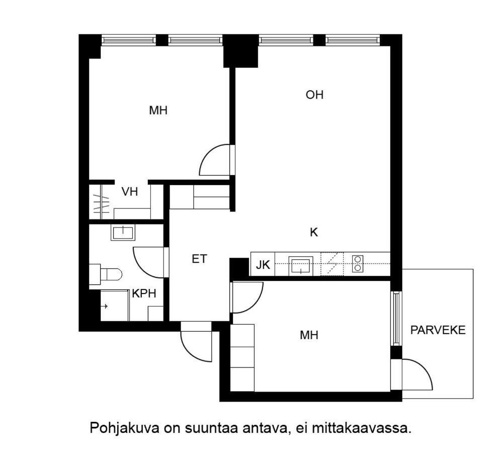 Modern 2Br Apartment With Balcony & Central Location - Hosted By 2Ndhomes Tampere Exterior photo